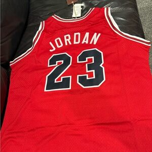 Red Jordan 23 Basketball Jersey